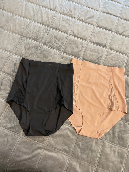 Anne Klein Other - Anne Klein High-Waist Shaping Briefs - Black & Nude